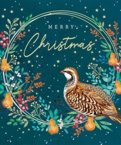 056 Partridge in a Pear Wreath