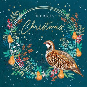 056 Partridge in a Pear Wreath
