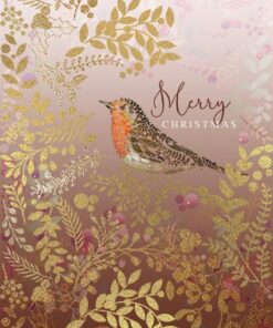 058 Robin amongst Gilded Leaves