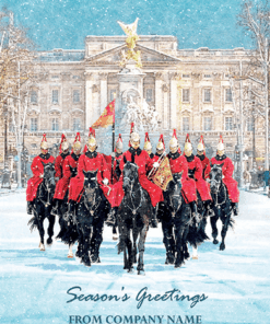 066fp Horse Guards in the Snow