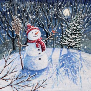 019 A Jolly Snowman's Greeting